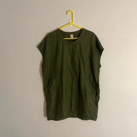 Hoi Bo Linen Mini Dress - Picture 3 of 6